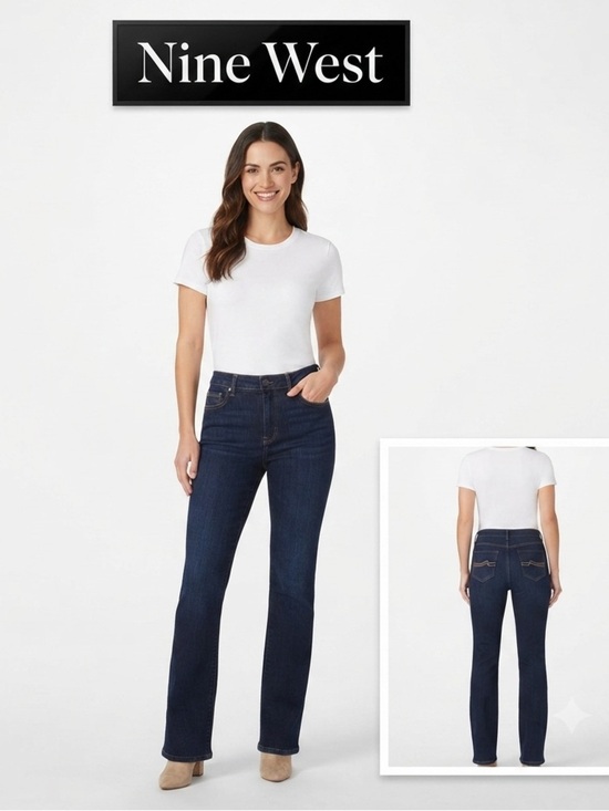 Nine West Denim - Nine West Court Street Bootcut High Waist Jeans NWOT 10